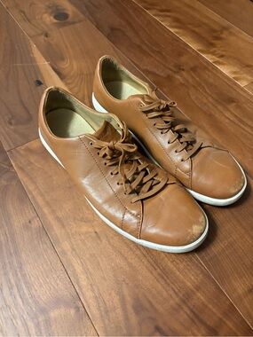 Cole Haan Tan Leather Casual Sneakers